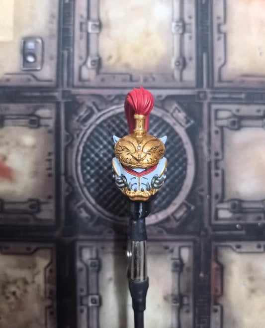 【PRE-ORDER】#C Hand-painted White Scar Man Head Sculpt Helmet Model Forjoytoy warhammer 30k Figure