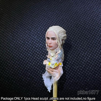 【PRE-ORDER】NEW Premium 1/18 Daenerys Targaryen Head Sculpt Female Head For 3.75" Figure