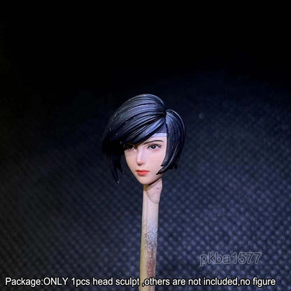 【PRE-ORDER】Premium 1/18 Yuffie Female Head Sculpt Soldier Head For DIY 3.75" Action Figure