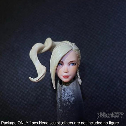 【PRE-ORDER】Premium 1/18 Minfilia Female Girl Head Sculpt Soldier Head For 3.75" Figure
