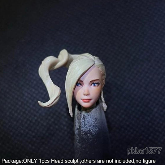 【PRE-ORDER】Premium 1/18 Minfilia Female Girl Head Sculpt Soldier Head For 3.75" Figure