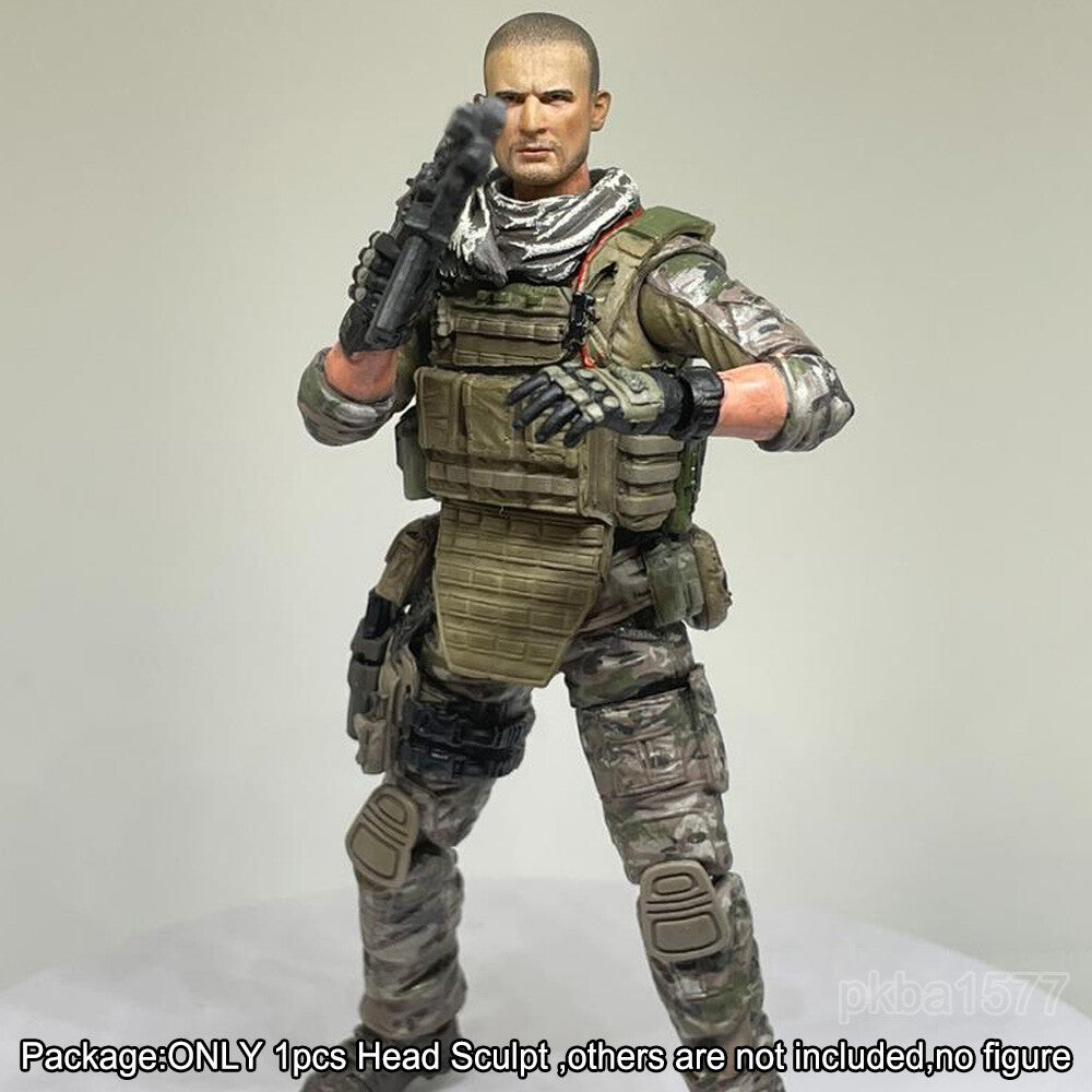 【PRE-ORDER】Premium 1/18 Prison Break Lincoln Burrows Head Sculpt Male Head For 3.75" Figure