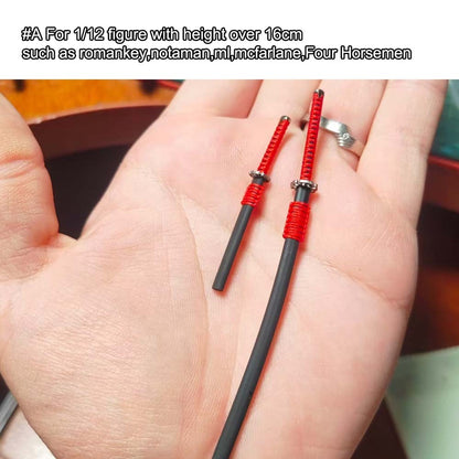 【PRE-ORDER】New Handmade 1/12 Metal Sword Weapon Model Decor For 6" Action Figure Toy Doll