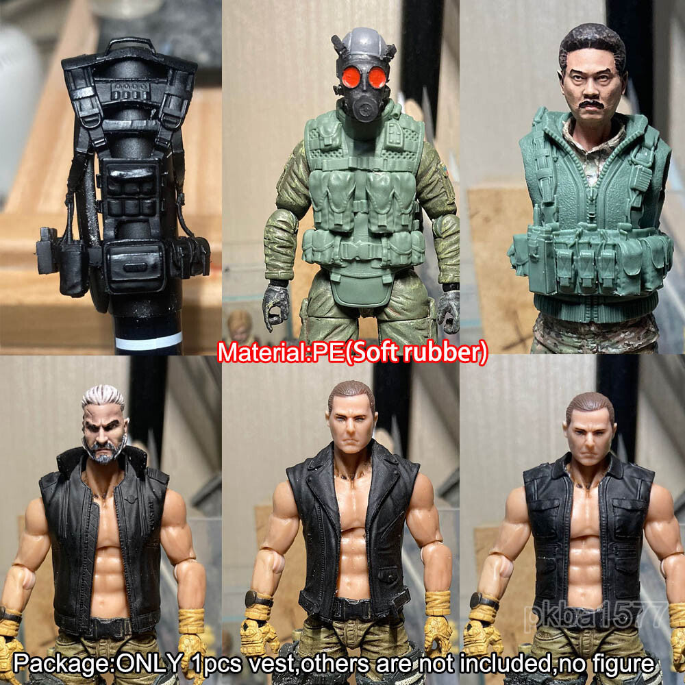 1/18 Vest Body Armor Model Accessory For DIY 3.75" Figure Acid Rain Joytoy
