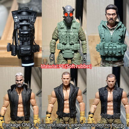 1/18 Vest Body Armor Model Accessory For DIY 3.75" Figure Acid Rain Joytoy