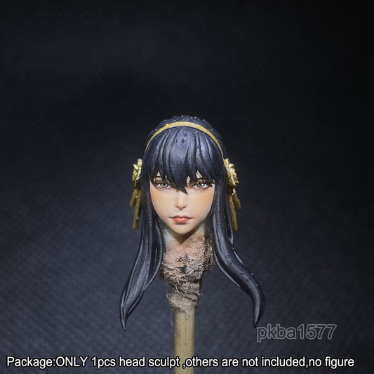 【PRE-ORDER】Premium 1/18 Female Beauty Head Sculpt Soldier Head For 3.75" Action Figure