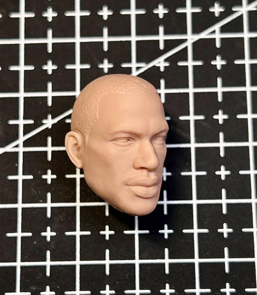 Unpainted 1/12 Man Head Sculpt Model For 6" Romankey x cowl male Figure body
