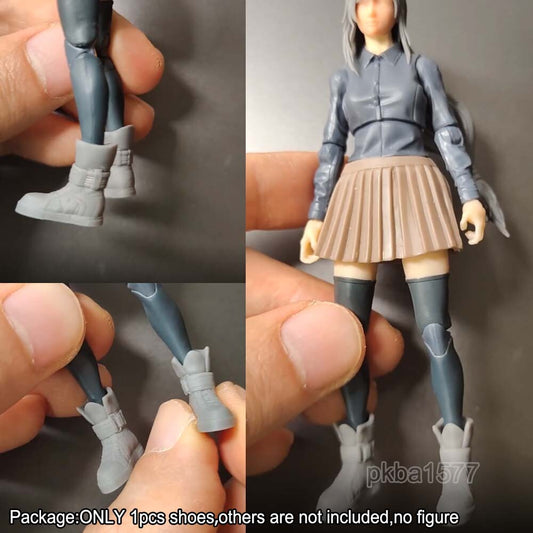NEW Unpainted 1/18 Shoes Model For 3.75'' Planet Green Valley Figure