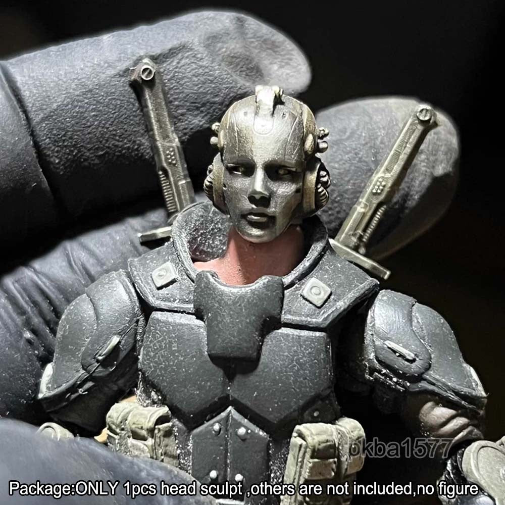 Handmade 1/18 Scale Metal Head Sculpt Model For 3.75'' Action Figure