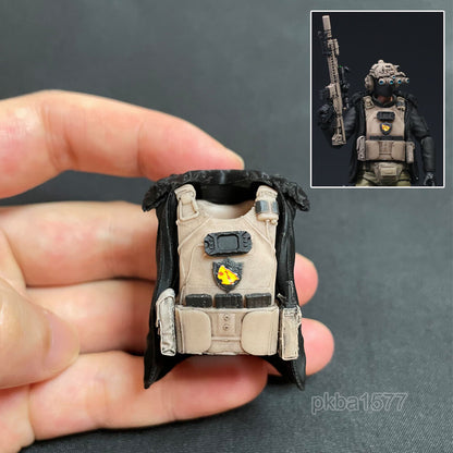 Painted 1/18 Scale Vest Coat Vest Armor for 3.75" Joytoy Acid Rain Aciton Figure
