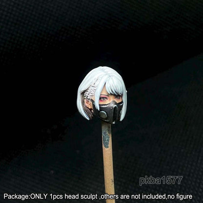 【PRE-ORDER】Premium 1/18 Haizhua Female Head Sculpt Model For 3.75" Joytoy Sister Figure
