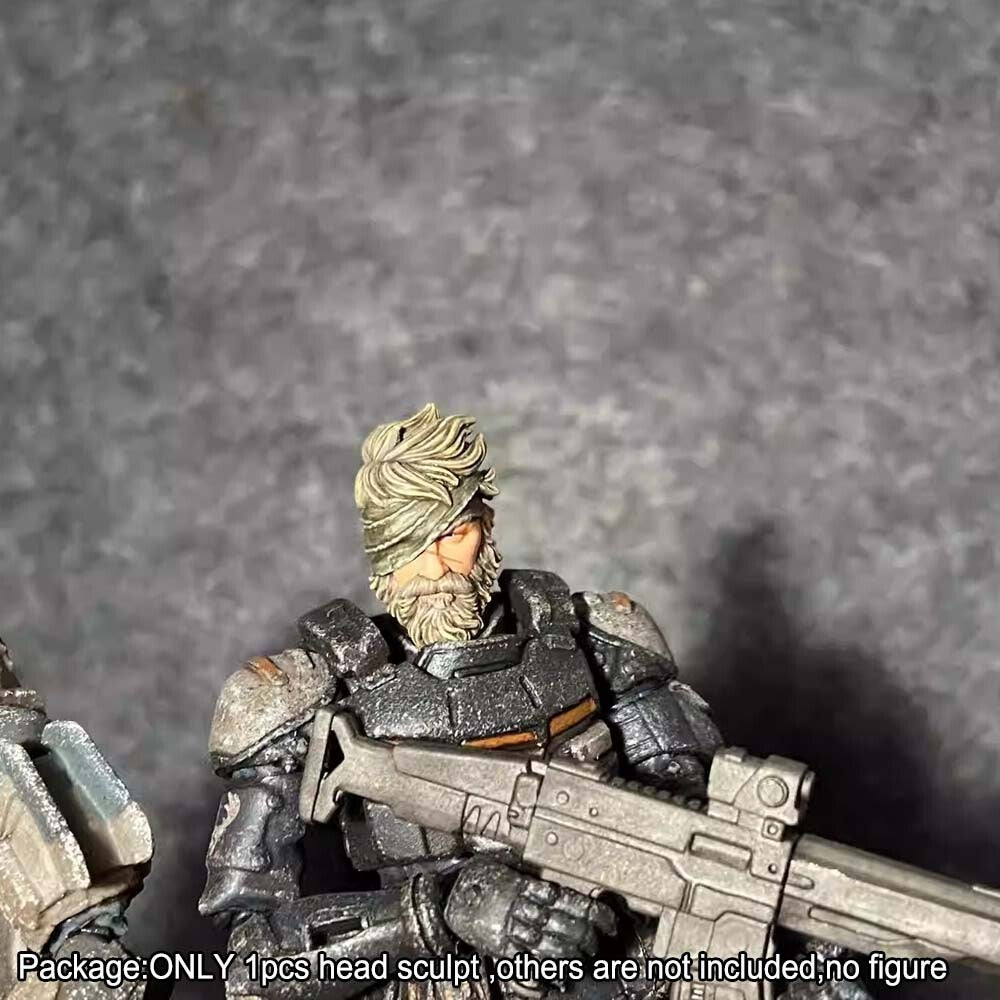 【PRE-ORDER】Premium 1/18 Bandaged Man Head Sculpt Soldier Head For 3.75'' Figure