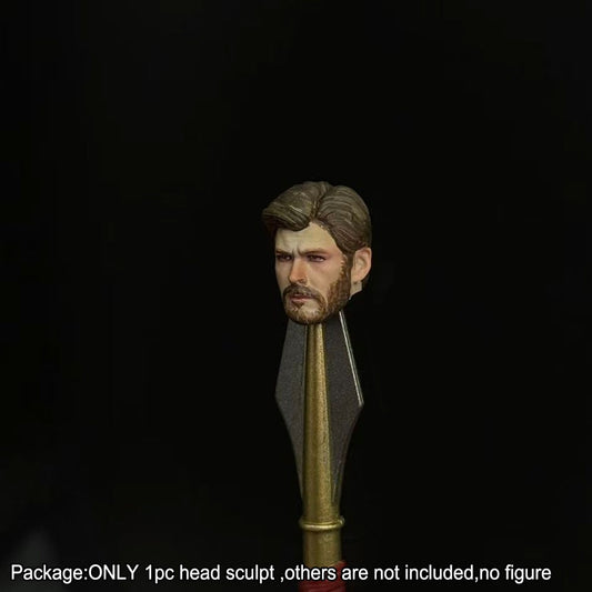 【PRE-ORDER】Premium Hand-painted 1/18 Handsome Man Head Sculpt For DIY 3.75" Action Figure