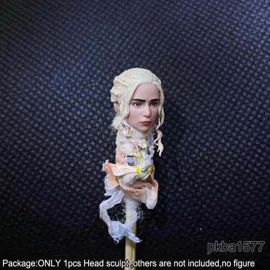 【PRE-ORDER】NEW Premium 1/18 Daenerys Targaryen Head Sculpt Female Head For 3.75" Figure