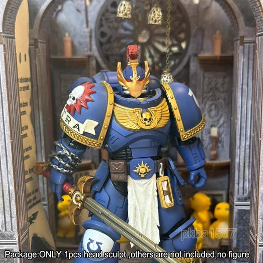【PRE-ORDER】New Premium Man Head Sculpt Head Model For Joytoy Ultramarines Action Figure