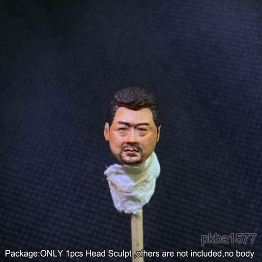 【PRE-ORDER】Premium 1/18 Ma Tong Seok Man Head Sculpt Male Soldier Head For 3.75" Figure