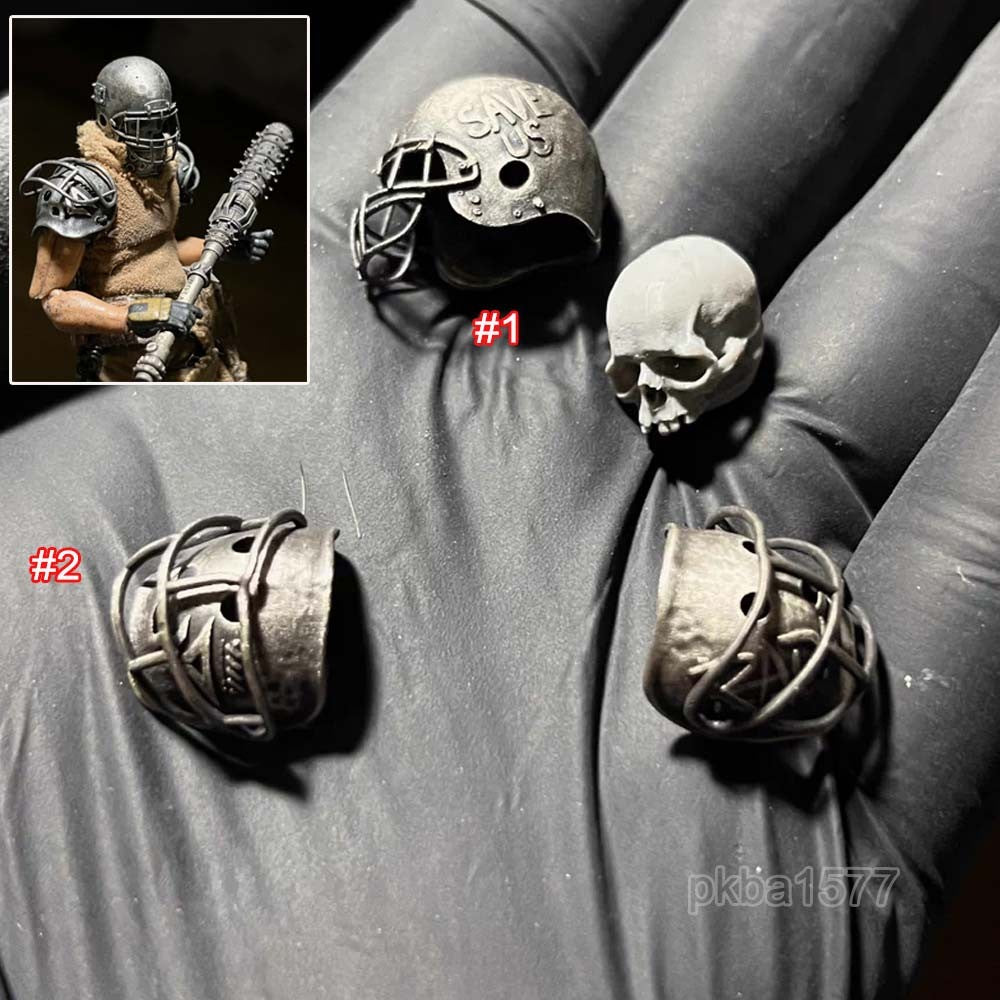 Handmade 1/18 Metal Hat Shoulder Armor Decor For 3.75'' Action Figure