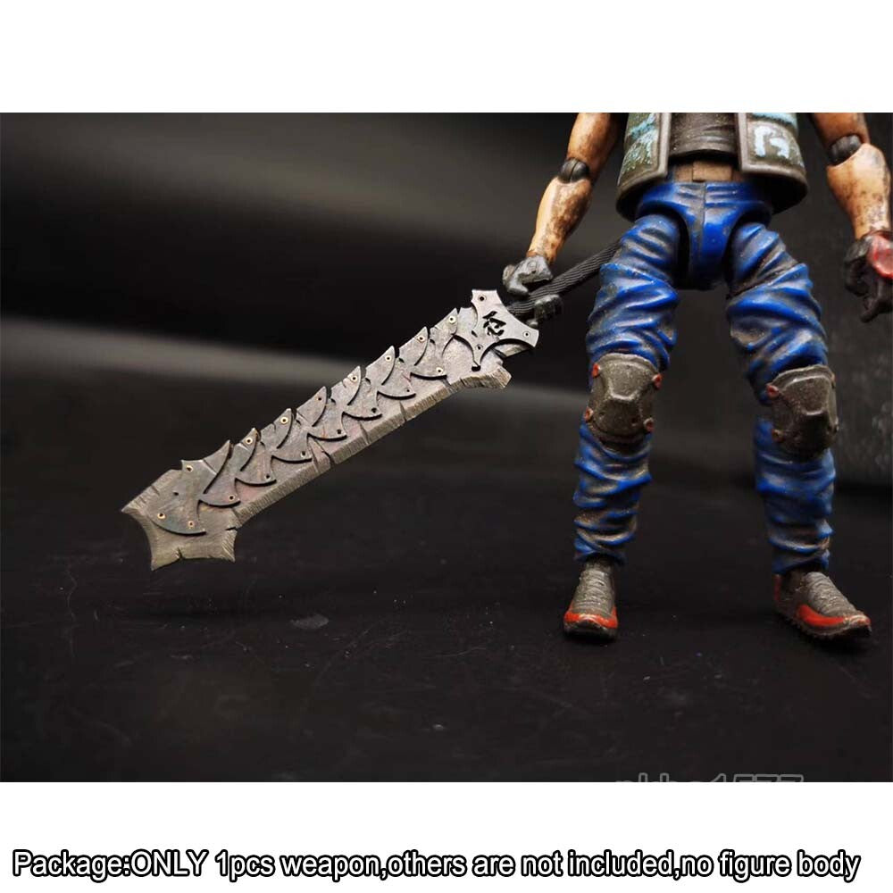 【PRE-ORDER】Handmade 1/18 Metal Big Sword Weapon Model For 3.75'' Acid Rain Joytoy Figure