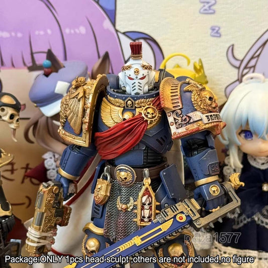 【PRE-ORDER】#C Premium Man Head Sculpt Head Model For DIY Joytoy Ultrmarines Action Figure