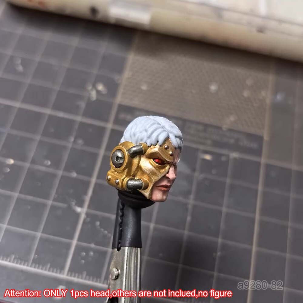【PRE-ORDER】Premium Painted 1/18 Male Head Sculpt For Joytoy Warhammer Action Figure
