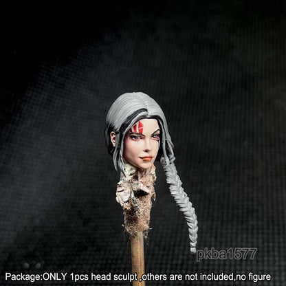 【PRE-ORDER】New Premium 1/18 Female Head Sculpt Model For 3.75" Joytoy Sister Silence Figure