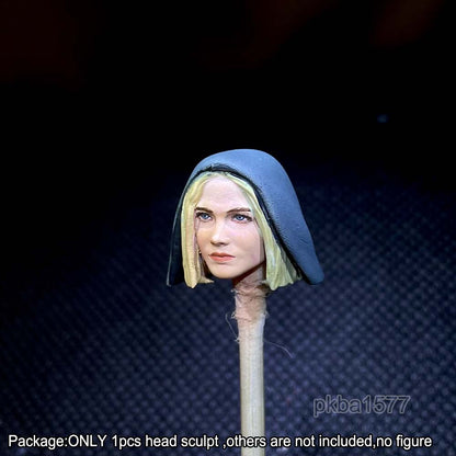 【PRE-ORDER】Premium 1/18 Ciri Female Girl Head Sculpt Soldier Head For 3.75" Action Figure