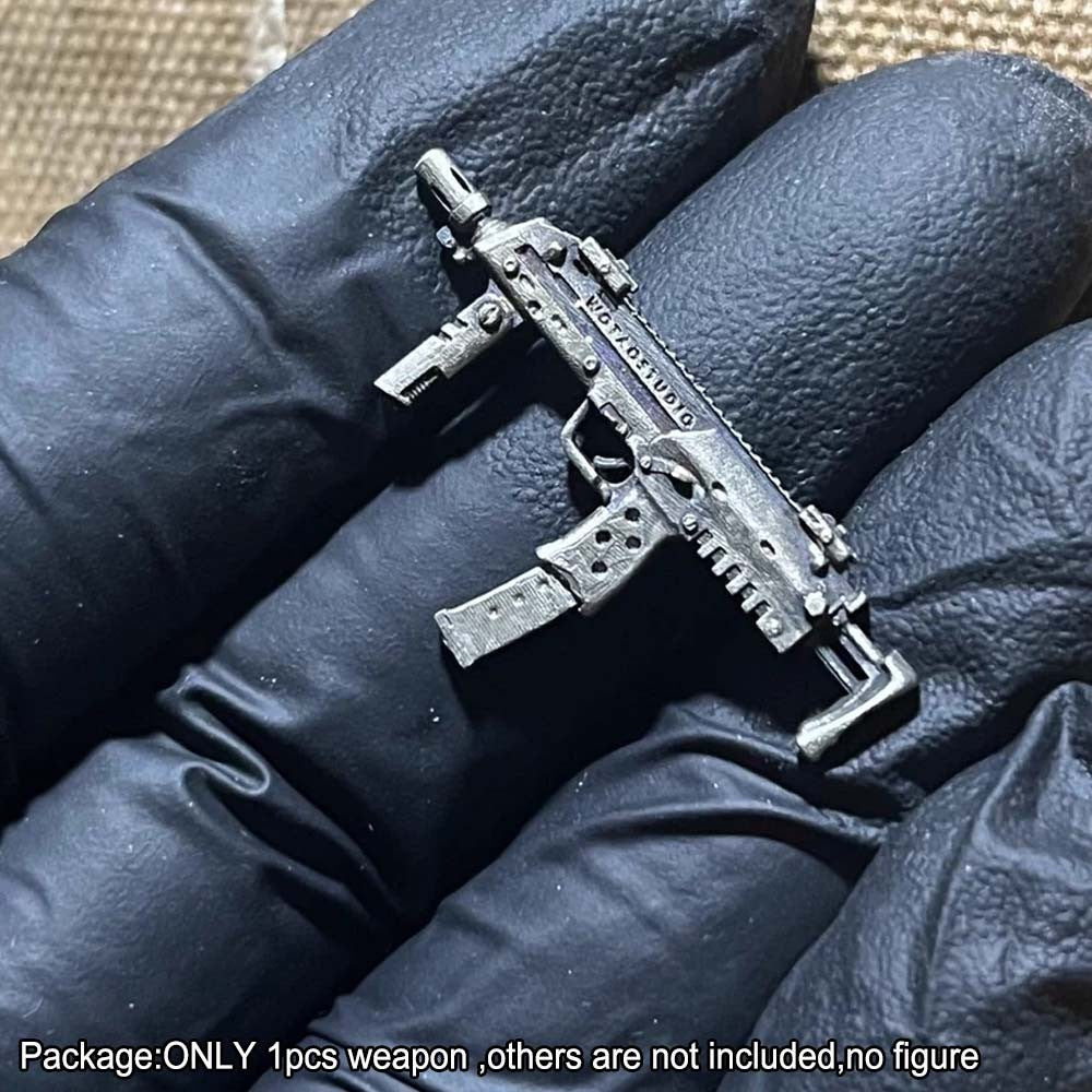 Cool 1/18 Metal Gun Weapon Model Decor For 3.75'' Acid Rain Joytoy Action Figure