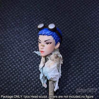 【PRE-ORDER】Premium 1/18 Sunglasses Girl Head Sculpt Female Soldier Head For 3.75" Figure