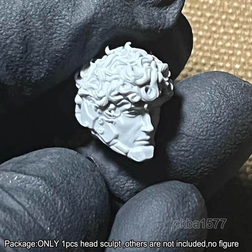 Unpainted 1/18 Angel Man Head Sculpt Model For 3.75" Acid Rain Joytoy Figure