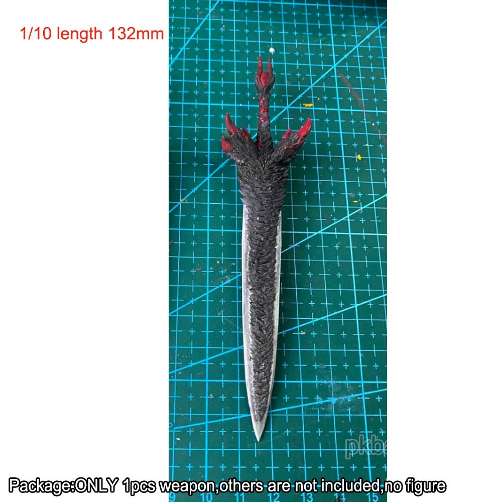 【PRE-ORDER】Hand-painted 1/10 Devil Sword Dante Version Blade Weapon Model For 6" Figure
