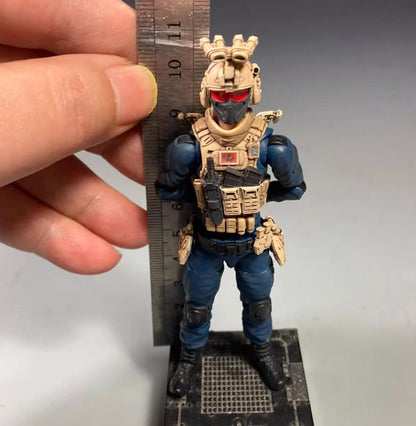 【PRE-ORDER】 Premium Painted 1/18 3.75" Male Soldier Action Figure Toy Xmas Gift