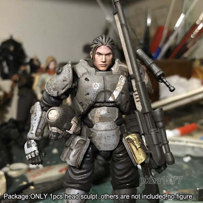 【PRE-ORDER】Premium 1/18 Cool Man Head Sculpt Soldier Male Head For 3.75'' Acid Rain Figure