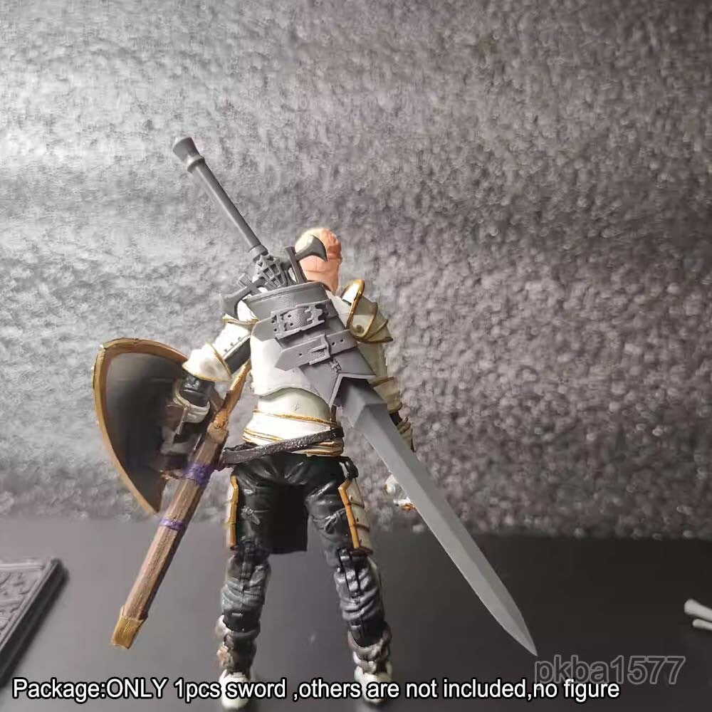 3D Unpainted 1/18 Weapon Knife Sword For DIY 3.75" Figure Joytoy Acid Rain bfs