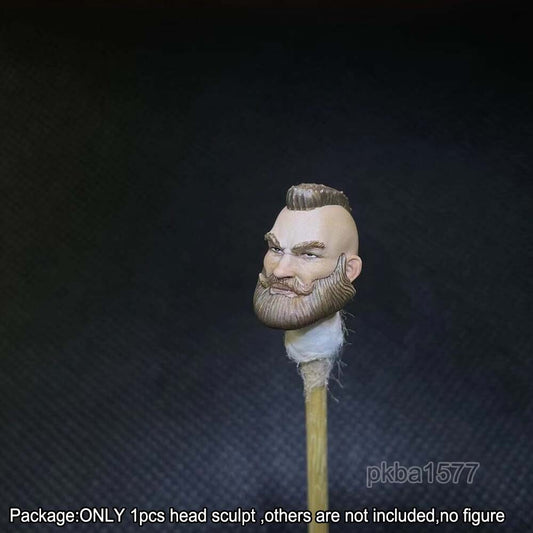 【PRE-ORDER】Premium 1/18 Man With beard Head Sculpt Soldier Head For 3.75" Acid Rain Figure