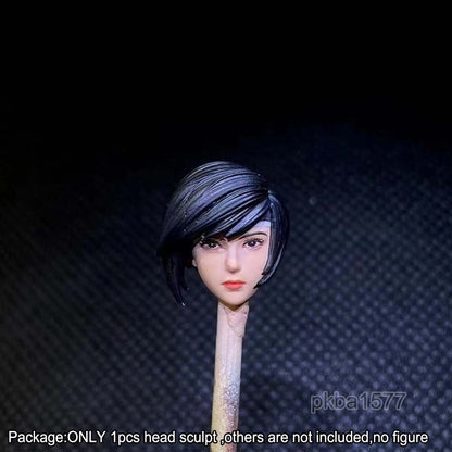 【PRE-ORDER】Premium 1/18 Yuffie Female Head Sculpt Soldier Head For DIY 3.75" Action Figure