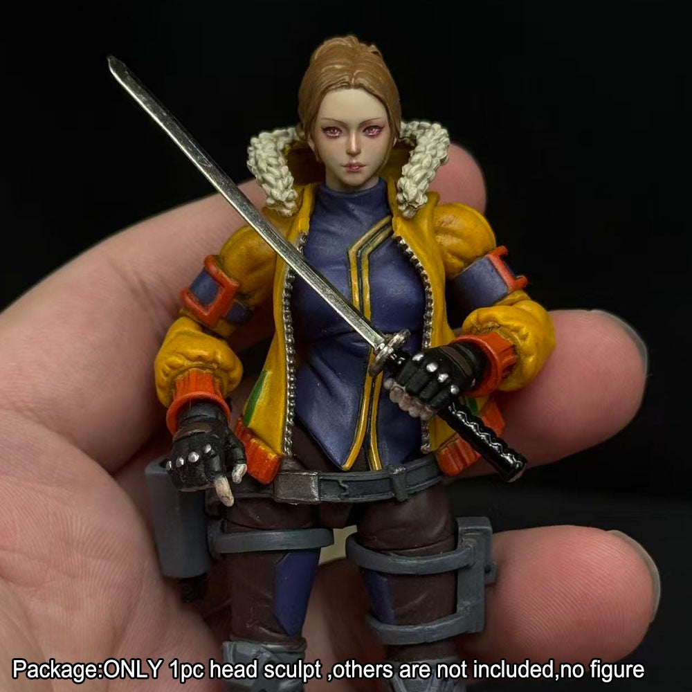 【PRE-ORDER】#4 Premium Painted 1/18 Female Head Sculpt Fit For 3.75" Action Figure