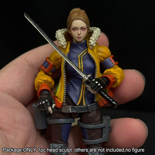 【PRE-ORDER】#4 Premium Painted 1/18 Female Head Sculpt Fit For 3.75" Action Figure