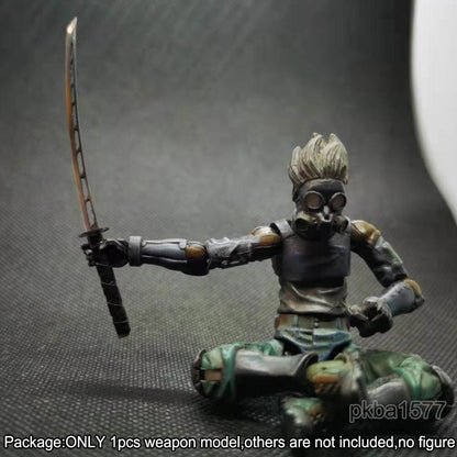 【PRE-ORDER】Handmade 1/18 Metal Sword Knife Weapon Model DIY Part For 3.75' Figure Accessory