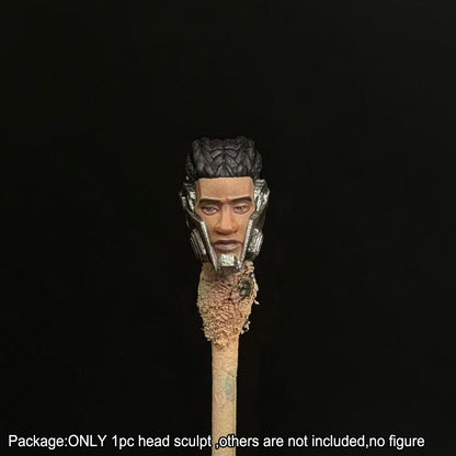 【PRE-ORDER】Premium Hand-painted 1/18 Mech Man Head Sculpt For DIY 3.75" Action Figure