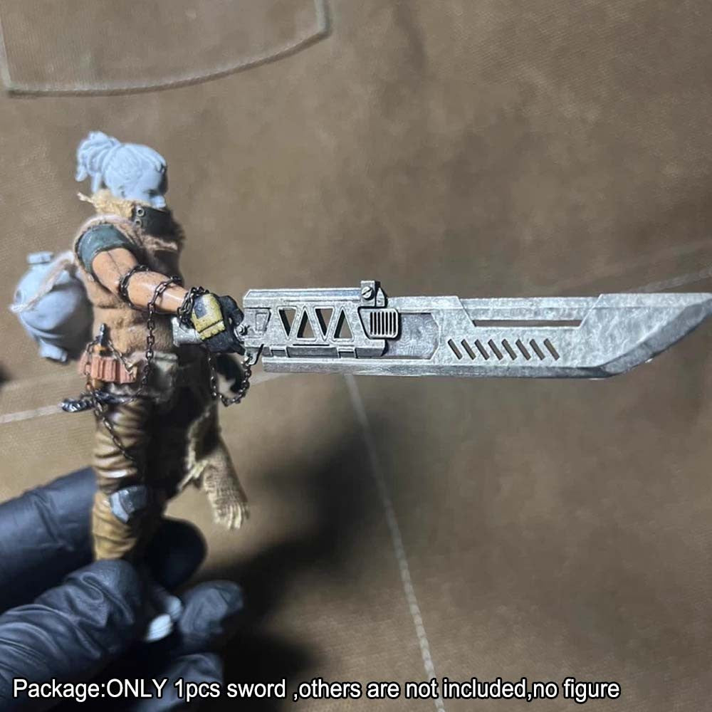 Handmade 1/18 Metal Sword Weapon Model For 3.75'' Acid Rain Joytoy Figure