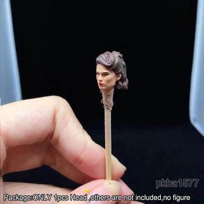 【PRE-ORDER】Premium 1/18 Female Girl Soldier Head Peggy Carter Head Sculpt For 3.75" Figure