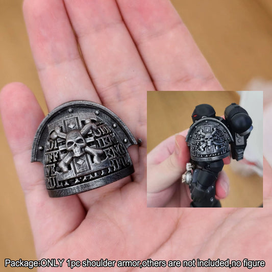 【PRE-ORDER】#B Single Premium painted Shoulder Pauldron For joyToy warhammer 40k MK6 Deathwatch Figure