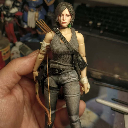 【PRE-ORDER】Single Premium 1/12 Lady Lara Head Sculpt Head Model For Female 6" Crazy Figure