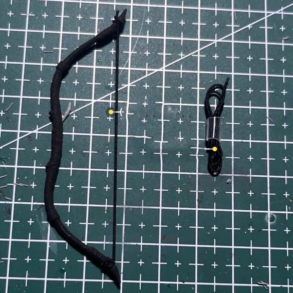 Unpainted 1/18 Bow and Arrows Bag For 3.75'' Planet Green Valley Action Figure