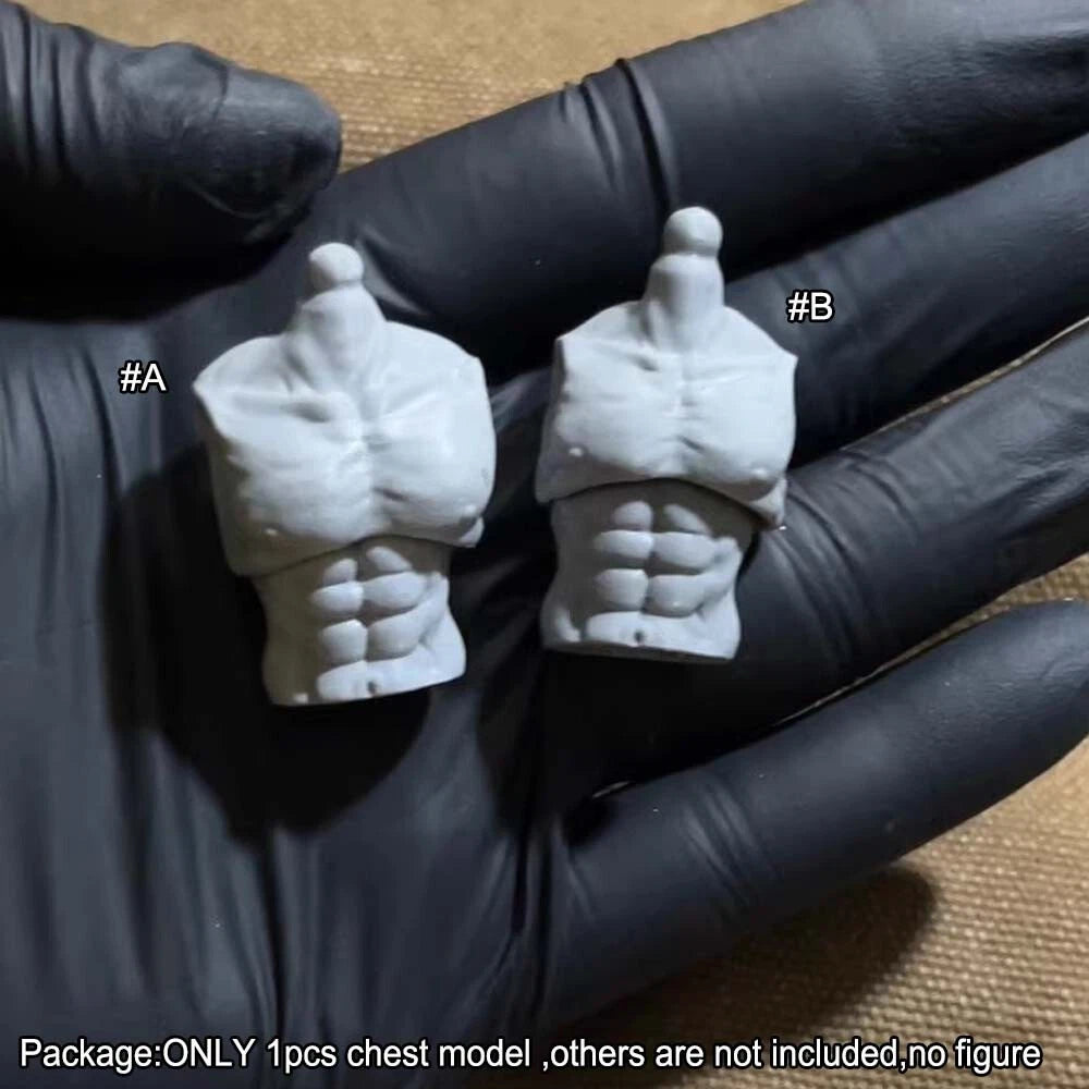 Unpainted 1/18 Scale Acid Rain Action Figure Torso Chest