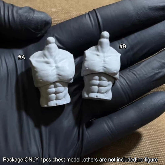 Unpainted 1/18 Scale Acid Rain Action Figure Torso Chest