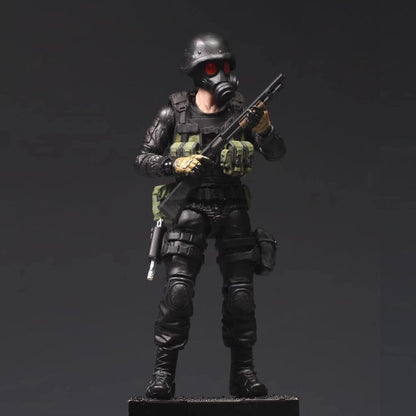 1/18 Scale Hunk Man Military Action Figure Set: Elite Soldier Collectible Toy