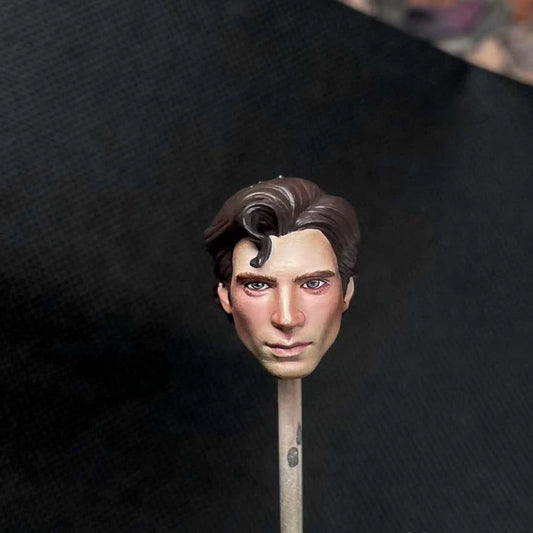 Premium 1/10 Scale Painted Man Head for 7" Action Figure