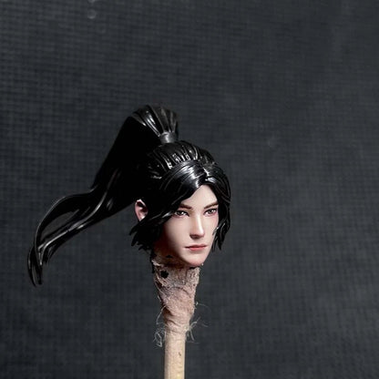 Premium 1/18 Long Hair Ancient Man Head Sculpt