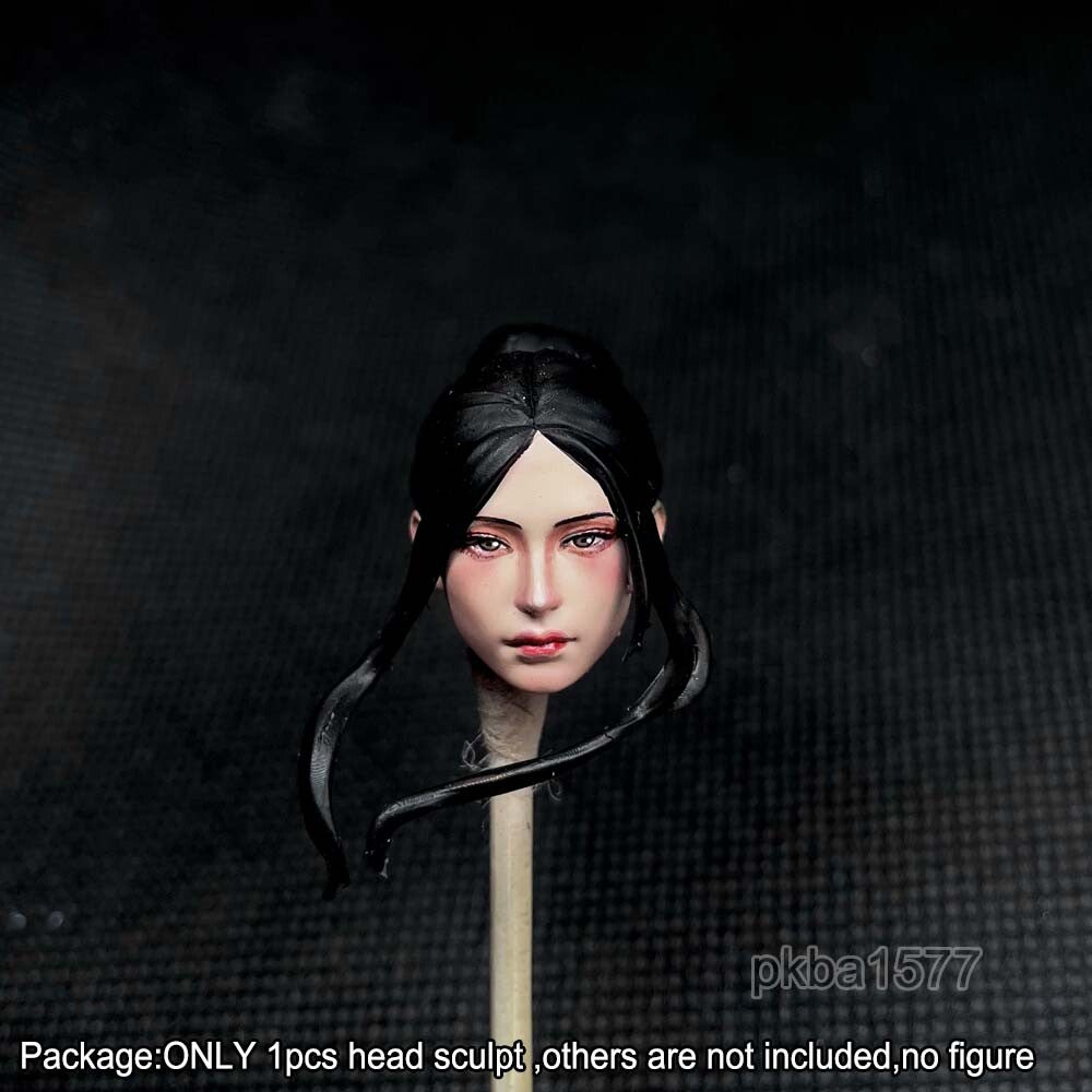 Premium 1/12 Scale Female Beauty Girl Head Sculpt